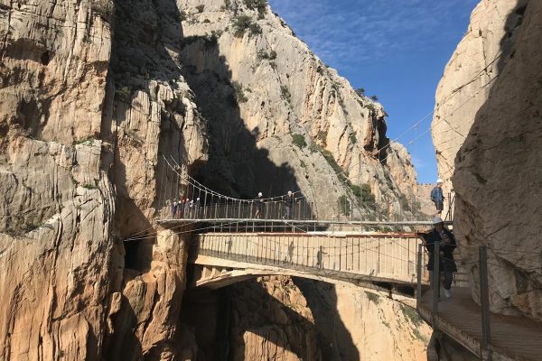 Caminito del Rey, Hängebrücke