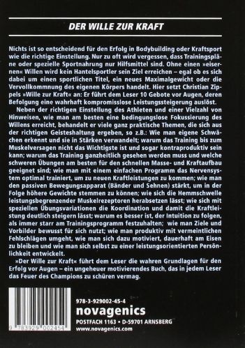 Der Wille zur Kraft von Dr. Christian Zippel | AMOR FATI