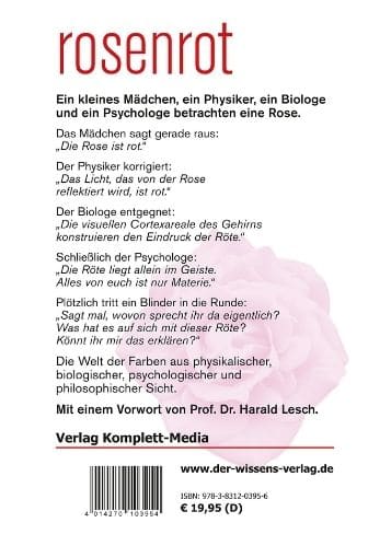 Rosenrot - back von Dr. Christian Zippel | AMOR FATI