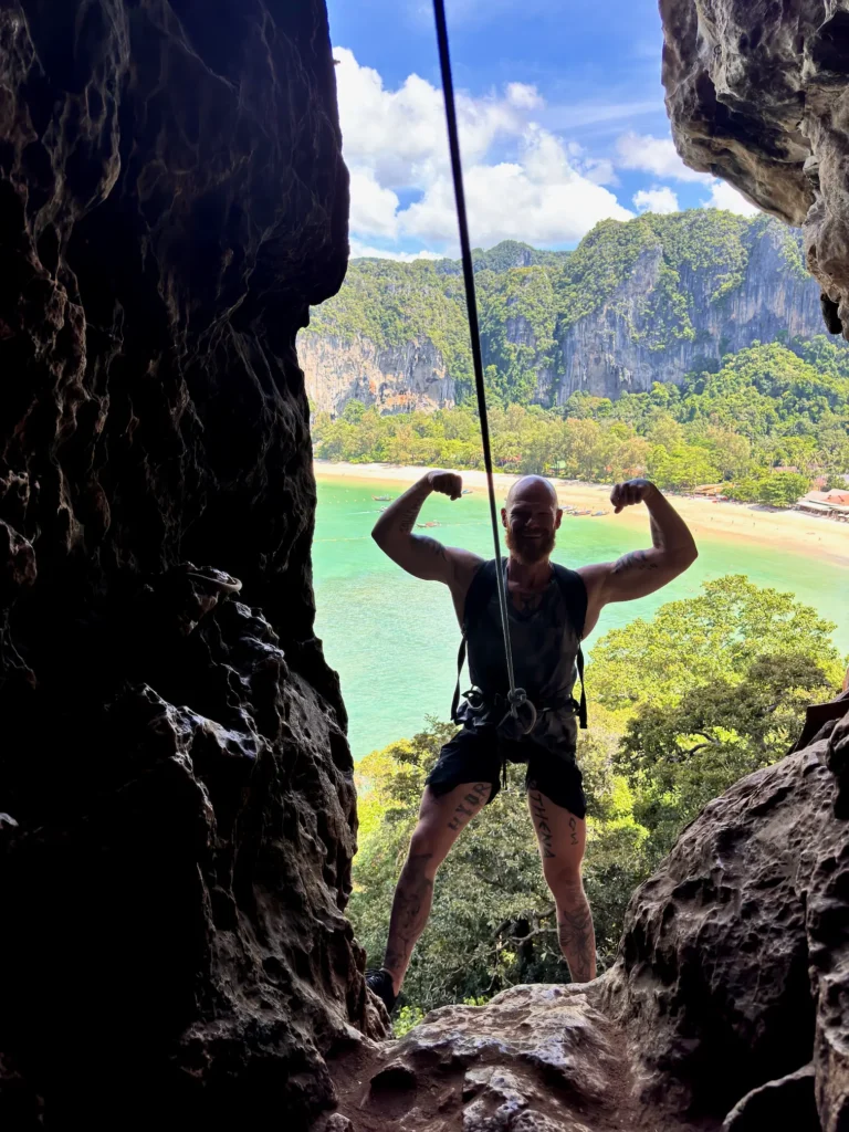 Abseilen, Thaiwand Wall, West Railay, Krabi, Thailand