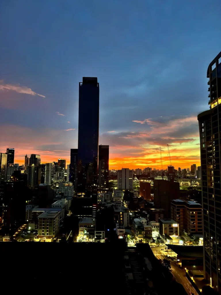 Sonnenuntergang, Zuhause, Bangkok, Thailand